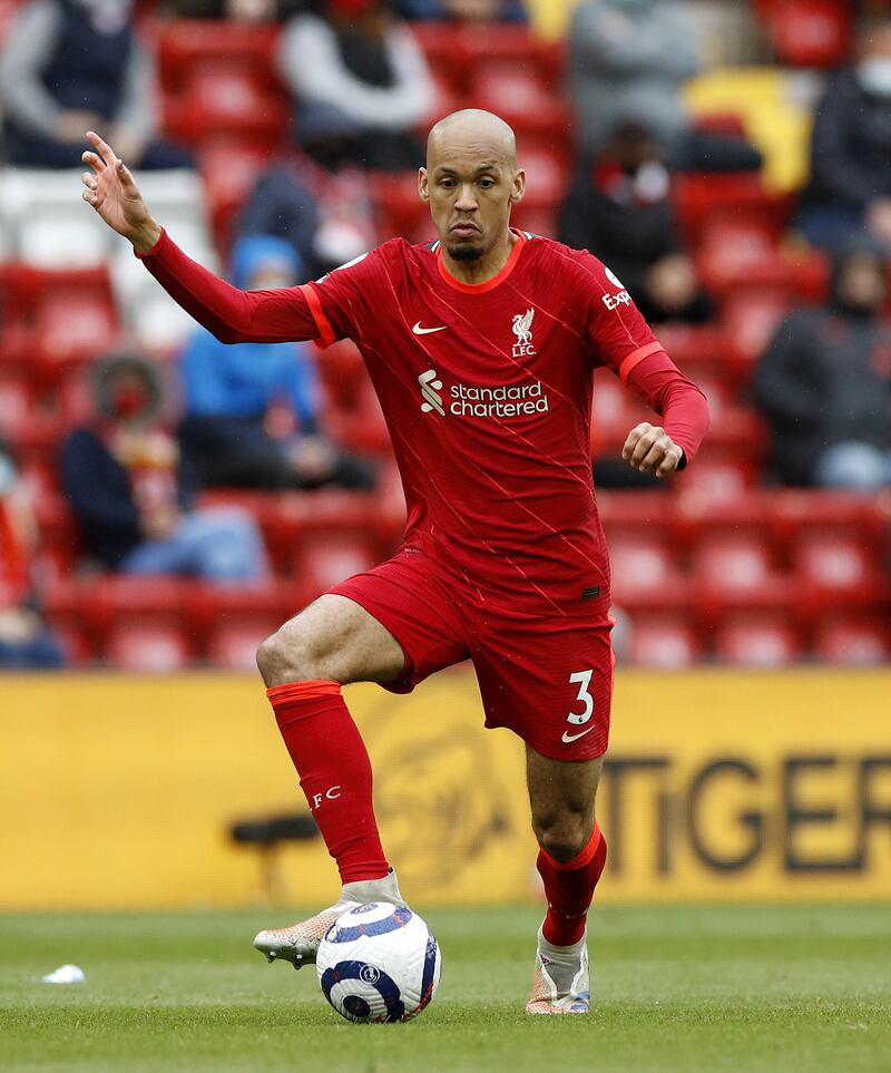 32=) Liverpool's Fabinho, £180,000 a week. EPA