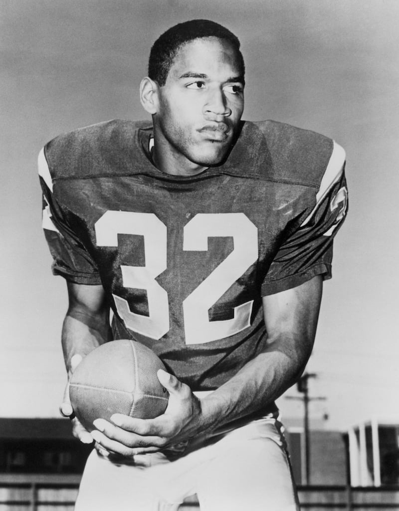 Simpson when he played at the University of Southern California. Getty Images
