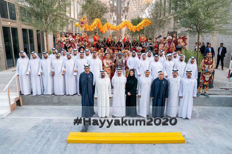 DUBAI, 21st February, 2019 (WAM) -- H.H. Sheikh Abdullah bin Zayed Al Nahyan, UAE Minister of Foreign Affairs and International Cooperation, visited Expo 2020 Dubai. MOFAAIC