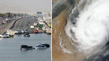 The floods in Dubai this year may have reminded some of Cyclone Gonu in 2007, which killed 10 people in Fujairah. Chris Whiteoak/ The National / AFP