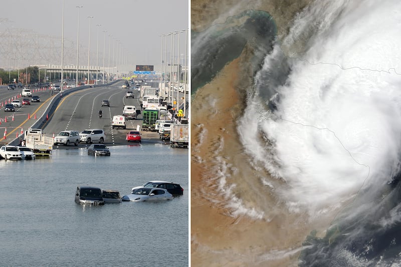 The floods in Dubai this year may have reminded some of Cyclone Gonu in 2007, which killed 10 people in Fujairah. Chris Whiteoak/ The National / AFP