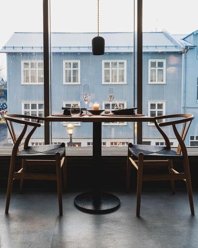 Inside Dill, a Michelin Star restaurant in Reykjavik, Iceland. Photo: Dill Restaurant