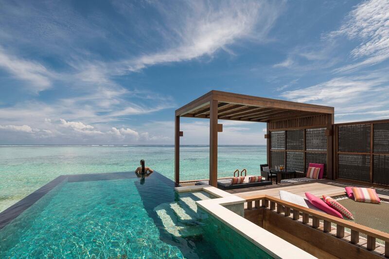 Four Seasons Resort Maldives at Kuda Huraa. Courtesy Four Seasons