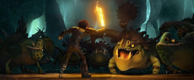 In How to Train Your Dragon 2, Hiccup (voiced by Jay Baruchel) encounters several new characters. Courtesy DreamWorks Animation