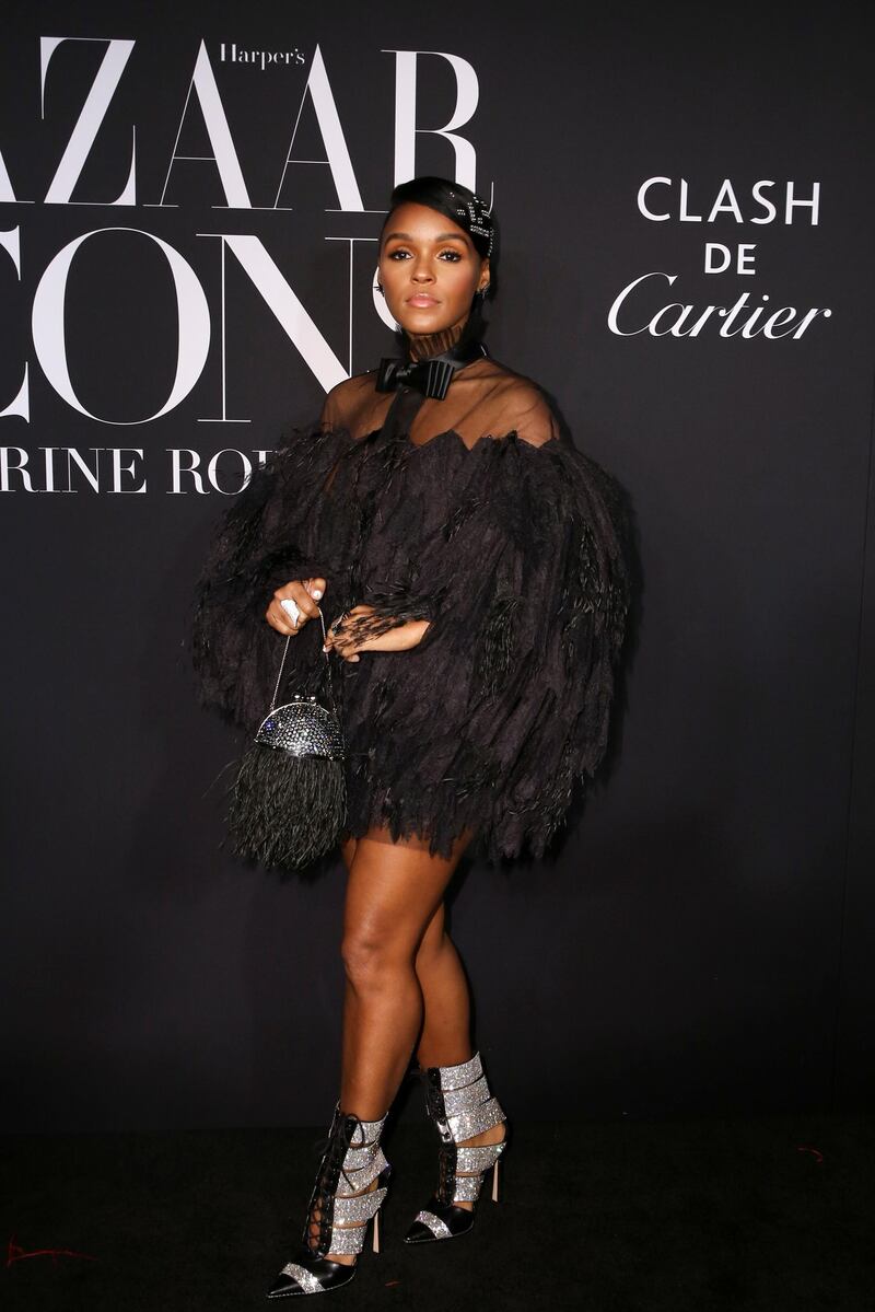 Janelle Monae attends the 'Harper's Bazaar' celebration of 'Icons By Carine Roitfeld' during New York Fashion Week on September 6, 2019. Reuters