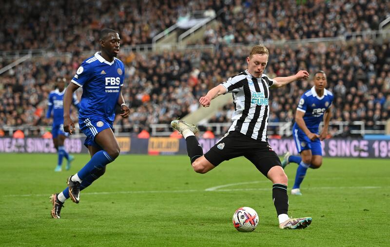Newcastle's Sean Longstaff in action. Getty Images