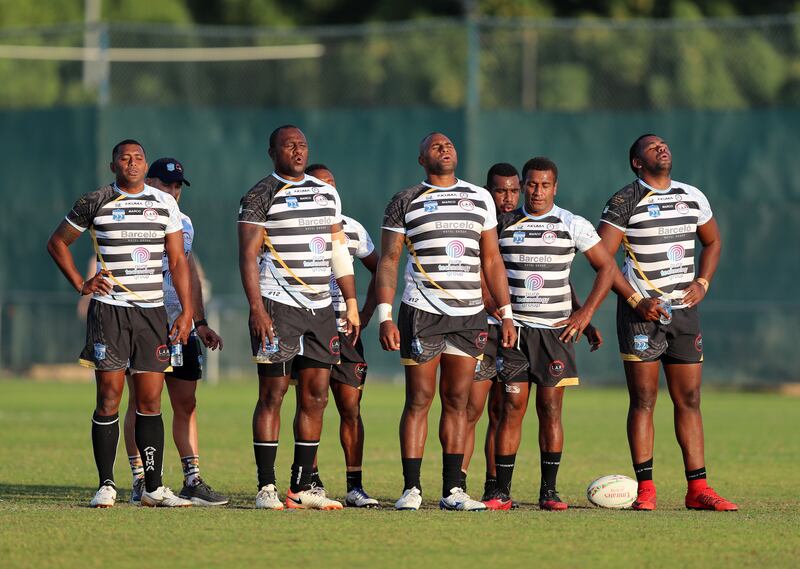 LAR Speranza 22 during the game against Zastawa at the Dubai Sevens. Chris Whiteoak / The National