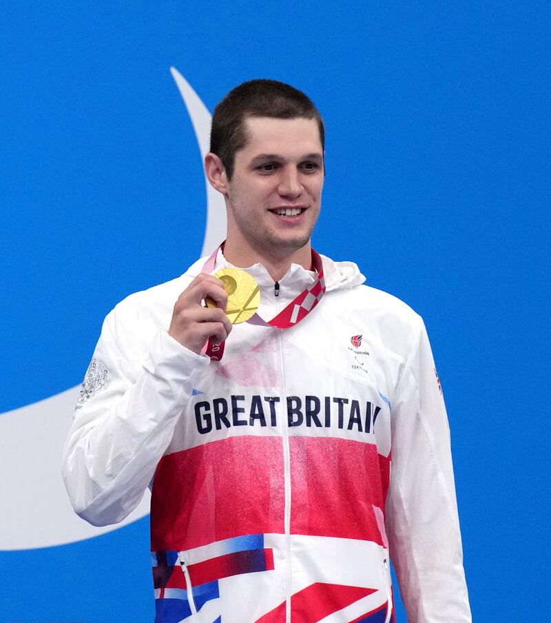 Reece Dunn has been made an MBE for for services to swimming.