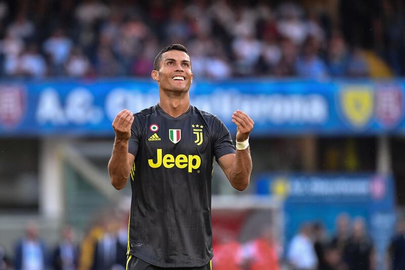 Cristiano Ronaldo had a winning start to life at Juventus.  AFP