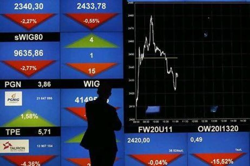 Pinpoint forecasting of market directions may be difficult, if not impossible.Above, a man looks at the index at the Warsaw Stock Exchange. Peter Andrews / Reuters