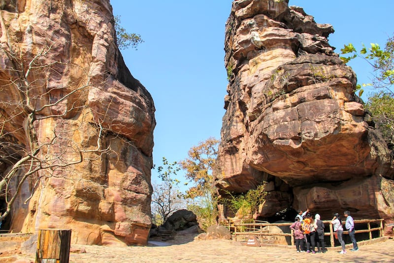Of the 750 rock shelters at Bhimbetka, 15 have been made accessible to tourists. Courtesy Kalpana Sunder