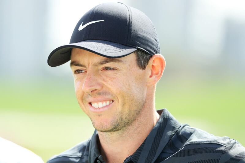 Rory McIlroy of Northern Ireland looks on during the pro-am prior to the Abu Dhabi HSBC Championship at Abu Dhabi Golf Club. Andrew Redington / Getty Images