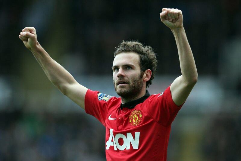 Striker: Juan Mata, Manchester United. Had his best day as a United player at Newcastle, scoring twice and setting Adnan Januzaj up with a lovely backheel. Ian MacNicol / AFP