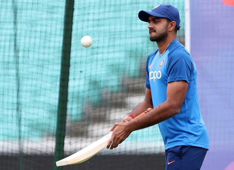 Vijay Shankar (India): A meagre return at the IPL did little to assuage the doubters over his selection in front of Ambati Rayudu. And he had a late injury scare after being hit on his forearm. Aijaz Rahi / AP Photo
