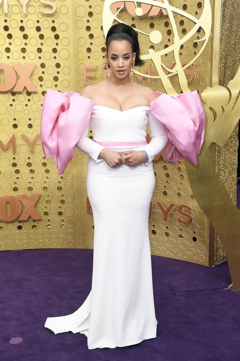 Dascha Polanco in Christian Siriano. AFP