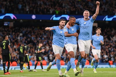 Manchester City dominated Real Madrid in the semi-finals. Getty Images