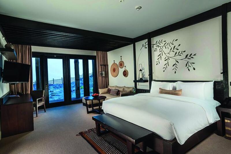 A room at Alila Jabal Akhdar, Oman. Courtesy Alila Hotels & Resorts