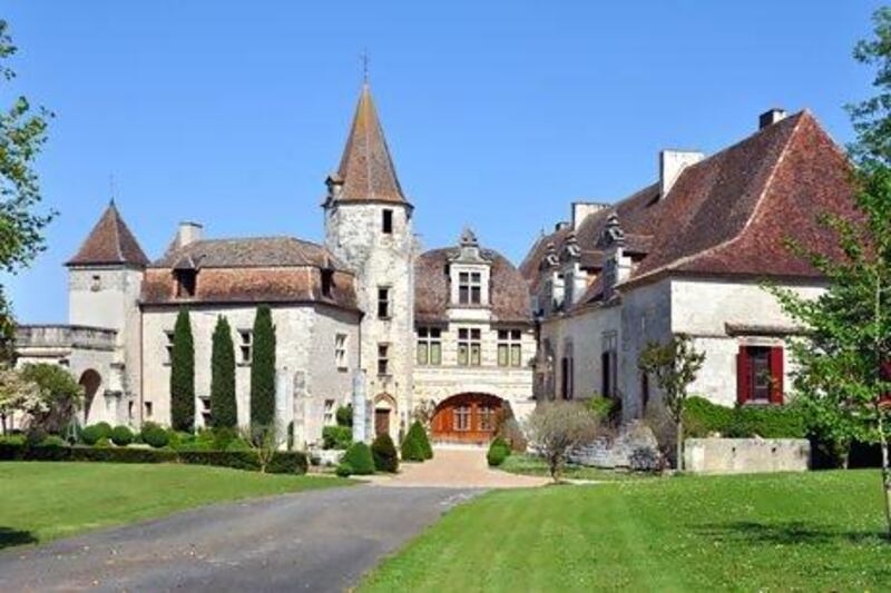 Château de Lauzun in France, which is on sale for £5.4m. Courtesy Savills