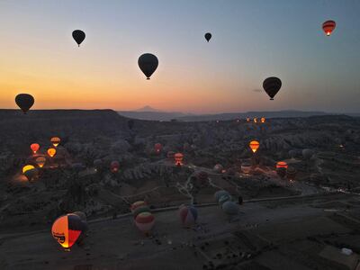 Turkey's Cappadocia is one of several destinations in the country that are popular among tourists. AFP