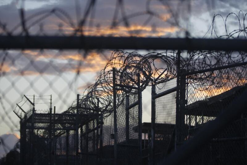 Camp X-Ray, which was closed in 2013, formed part of the larger Guantanamo Bay prison.  (Charles Dharapak / AP)