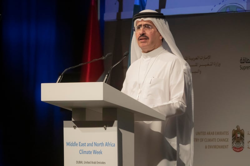 Saeed Mohammed Al Tayer, chairman of the World Green Economy Organisation and managing director and chief executive of Dewa.