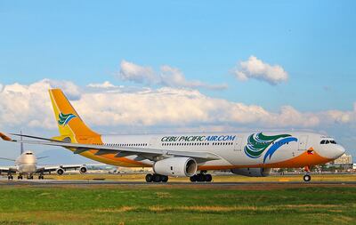 Cebu Pacific is one of several airlines operating flights between the UAE and Manila. Photo: Wikimedia