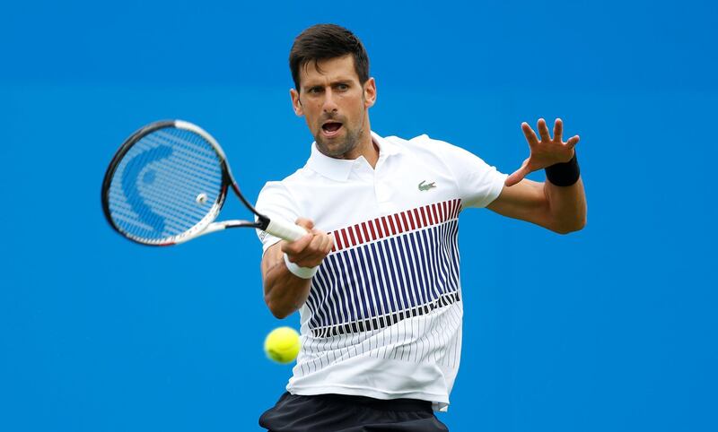 Novak Djokovic's return to action is one of the biggest talking points ahead of the new tennis season. Matthew Childs / Reuters