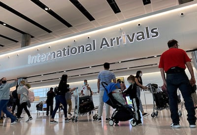 Passengers from international flights arrive at Heathrow. The airport wants Chancellor Jeremy Hunt to reinstate tax-free shopping for international visitors in his budget next month. Reuters