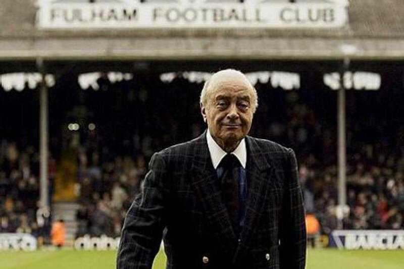 Egyptian owner Al Fayed took ownership of Fulham for 16 years. Ian Walton / Getty Images