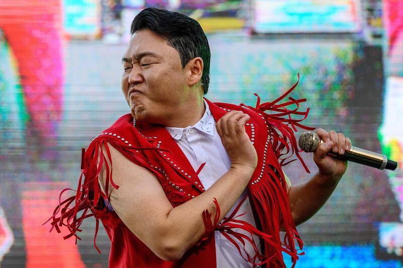Gangham Style by South Korean singer and producer Psy remains one of the most viewed songs on YouTube. AFP