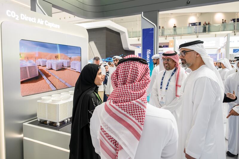 Sheikh Khaled reviewed the latest climate technologies and decarbonisation projects