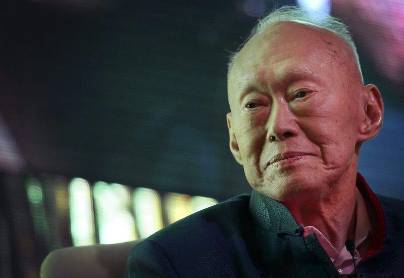 Singapore's first prime minister, Lee Kuan Yew. (Wong Maye / AP)