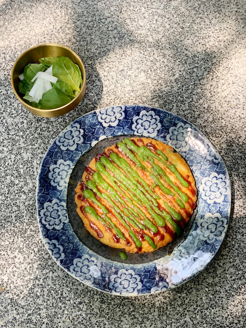 Moong daal chilla by chef Garima Arora, Gaa, Bangkok