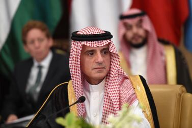 <p>Saudi foreign minister Adel al-Jubeir was responding to Mr Trump&rsquo;s request for Arab states to increase the financial and logistical support in areas liberated from ISIS. AFP/FAYEZ NURELDINE</p>
