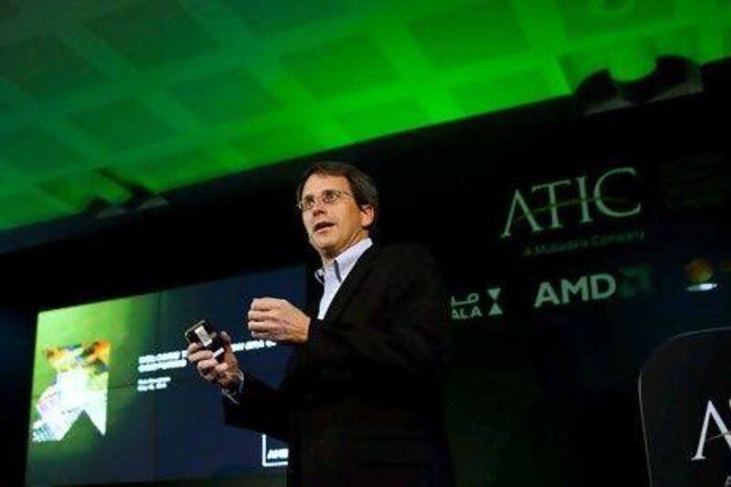 Rick Bergman, the senior vice president of AMD, said the company's new micropocessor would be available globally next month. Andrew Henderson / The National
