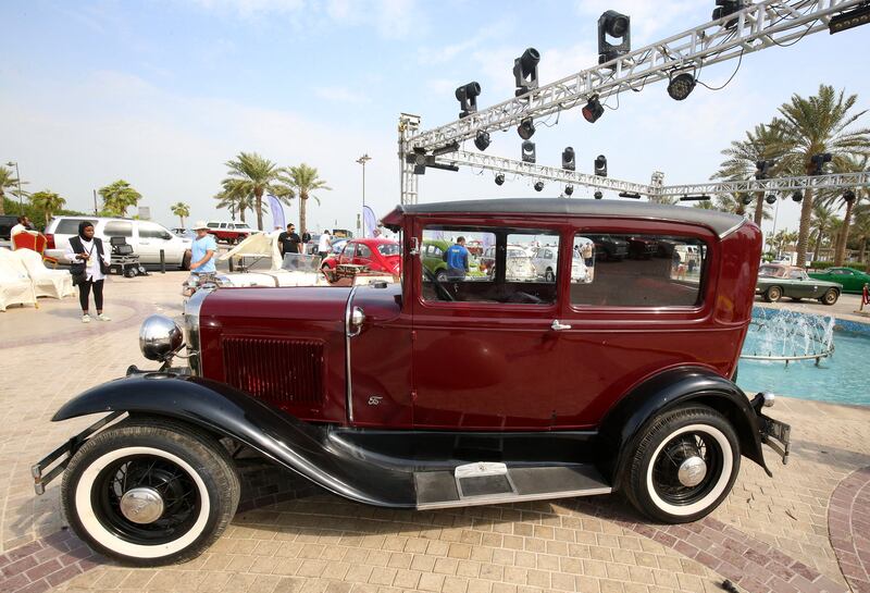 A 1931 Ford transports visitors back in time.