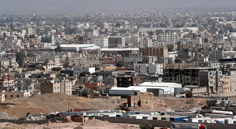 epa08068891 A general view shows the outskirts of the capital from the top of a mountain, in Sanaa, Yemen, 13 December 2019. Yemen has ​been in the grip of a power struggle since late 2014 between the Houthi rebels and the Saudi-backed government, which sparked a full-blown​ armed conflict in March 2015 when the Saudi-led military coalition launched an airstrike campaign against the Houthis.  EPA/YAHYA ARHAB