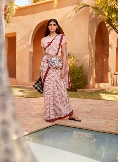A sari from the Sabyasachi x H&M collection. Photo: H&M
