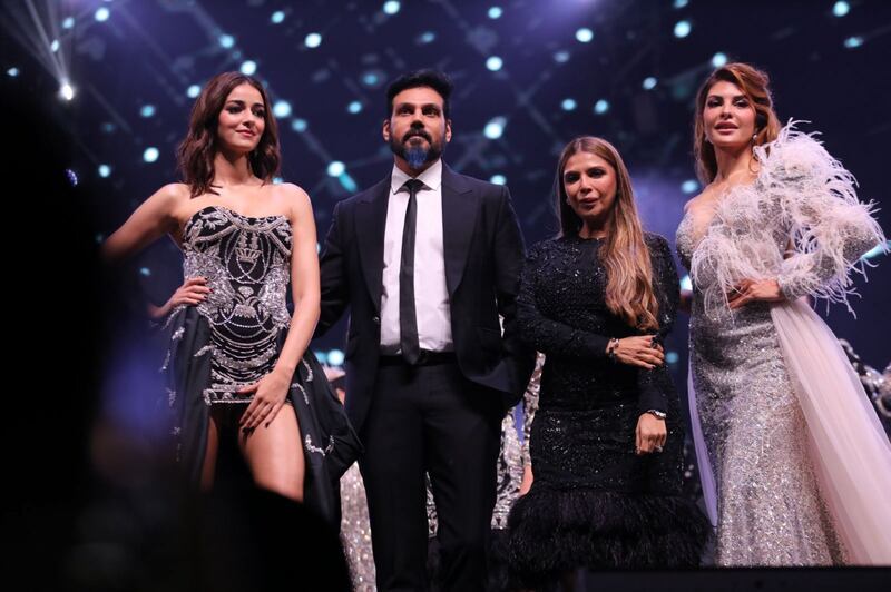 Bollywood actors Ananya Panday and Jacqueline Fernandez helped showcase the latest collection by celebrity favourite designers Shane and Falguni Peacock. 