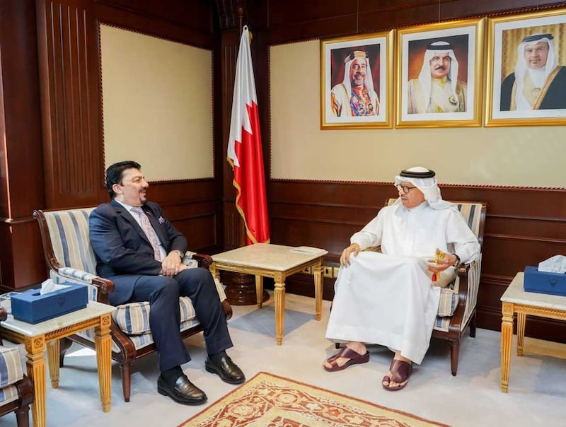 Dr Abdullatif bin Rashid Al Zayani, Bahrain's Foreign Minister, summoned the Iraqi diplomat on Tuesday. Photo: BNA
