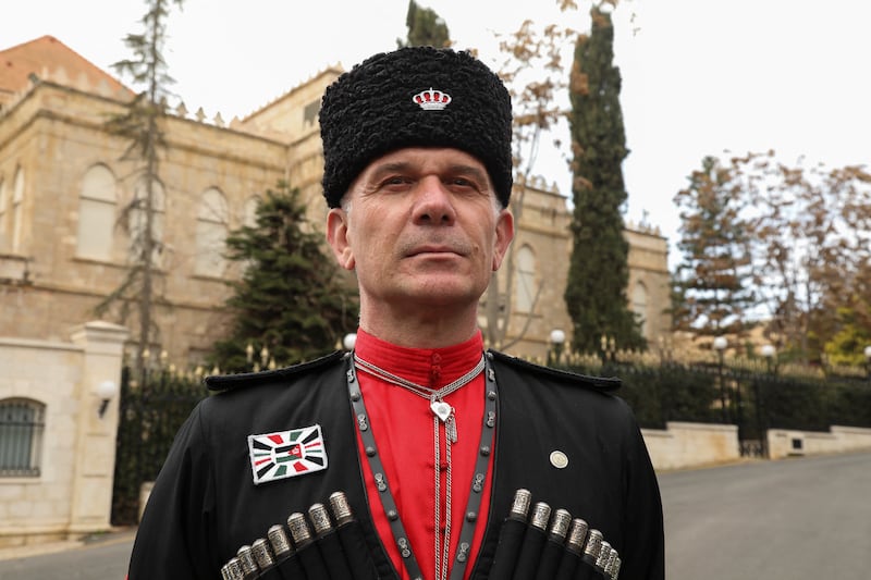 'The roles and responsibilities of the Circassian guards revolve around the presence of his majesty, the crown prince or the king’s deputy, in royal palaces and courts', says Commander Yacoub