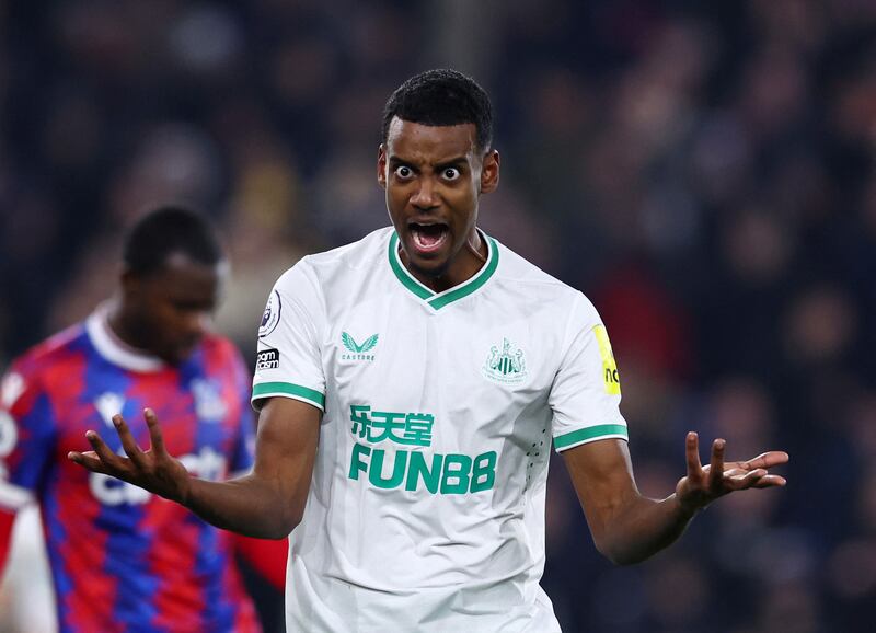 Alexander Isak (Wilson, 69) 7 – Involved in a number of breaks and showed excellent hang time before heading at goal, but his main effort was well saved by Guaita. Reuters