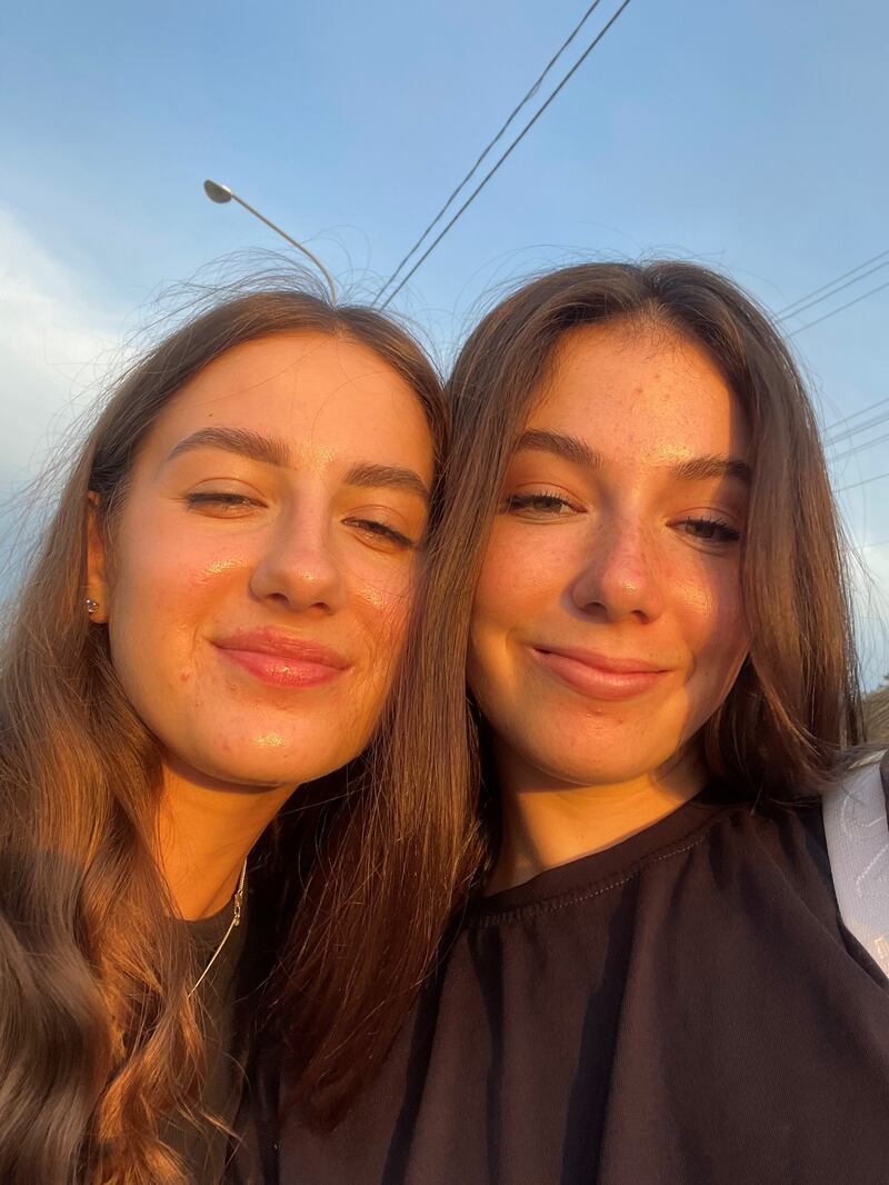 Anna Chornobublyk with her best friend in Ukraine, who will join her in studying in Poland in the next academic year. Photo: Anna Chornobublyk
