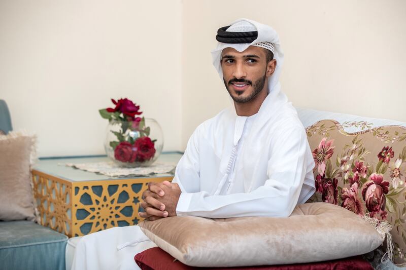 Eissa Al Naamani will turn 18 two days before the Expo opens and has been keen on being a volunteer at the World Fair since he was 16. Victor Besa / The National.