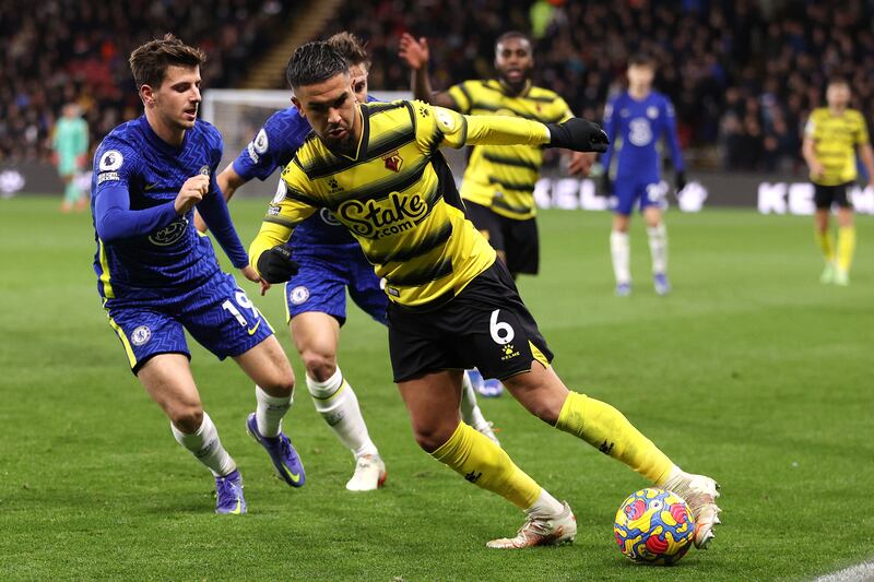 Imran Louza, 6 - Did well to contain Chelsea in the first half but he was guilty of wasting a couple of chances with ambitious strikes from distance. Getty Images