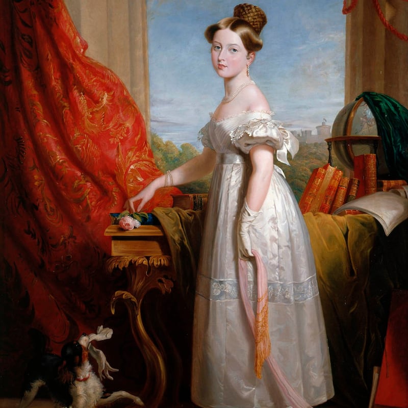 Princess Victoria and Dash by George Hayter. Royal Collection Trust / Her Majesty Queen Elizabeth II 2014 