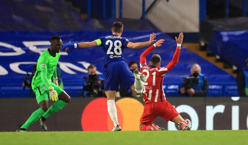 Yannick Carrasco 4 – Back after missing the first leg, but didn’t see much of the ball. He tucked inside in an effort to try and get more involved, but he was marked out of the game by James and later substituted.  PA