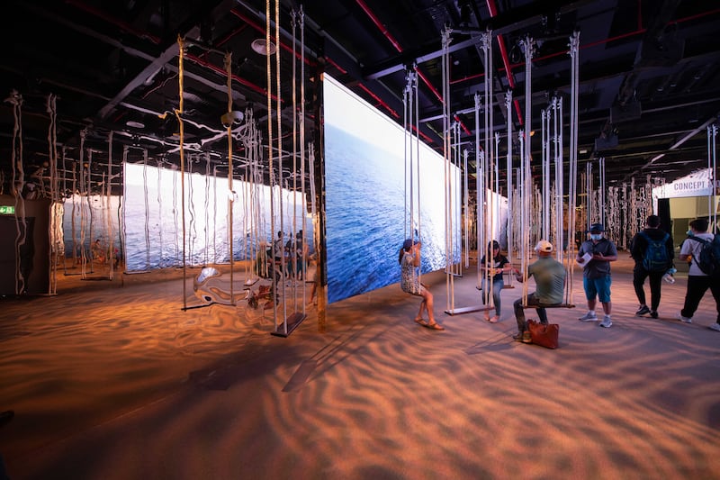 Lebanon's pavilion celebrates the country’s most valuable resource: its people. Photo: Expo 2020