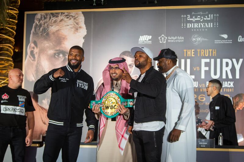 Badou Jack, left, takes on Ilunga Makabu for the WBC cruiserweight title on February 26.