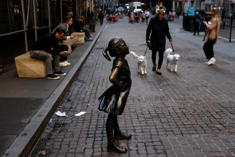 Members of the Public Design Commission granted an 11-month permit extension and said they would spend the next six months exploring a way for New York City to take ownership of the statue. Reuters